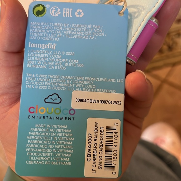 Loungefly Care Bears Card Holder NWT - Picture 6 of 6